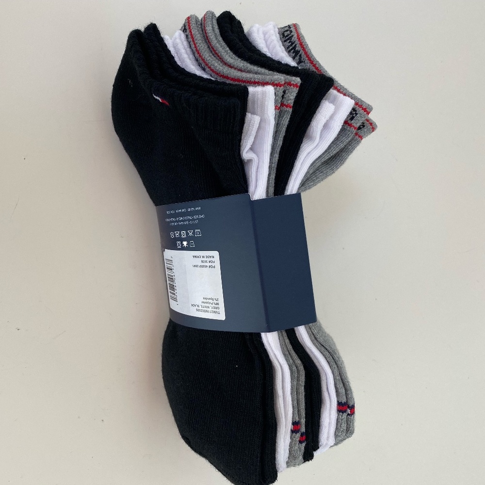 Tommy Hilfiger Cushioned No Show Ankle Socks 7-12